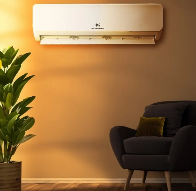 Modern solar-powered AC system